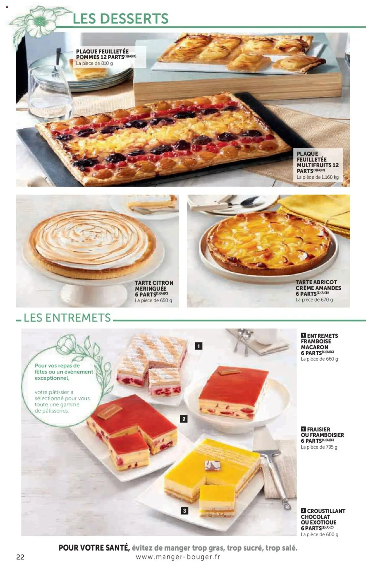  | Page: 22 | Produits: Abricot, Citron, Fraisier, Amandes
