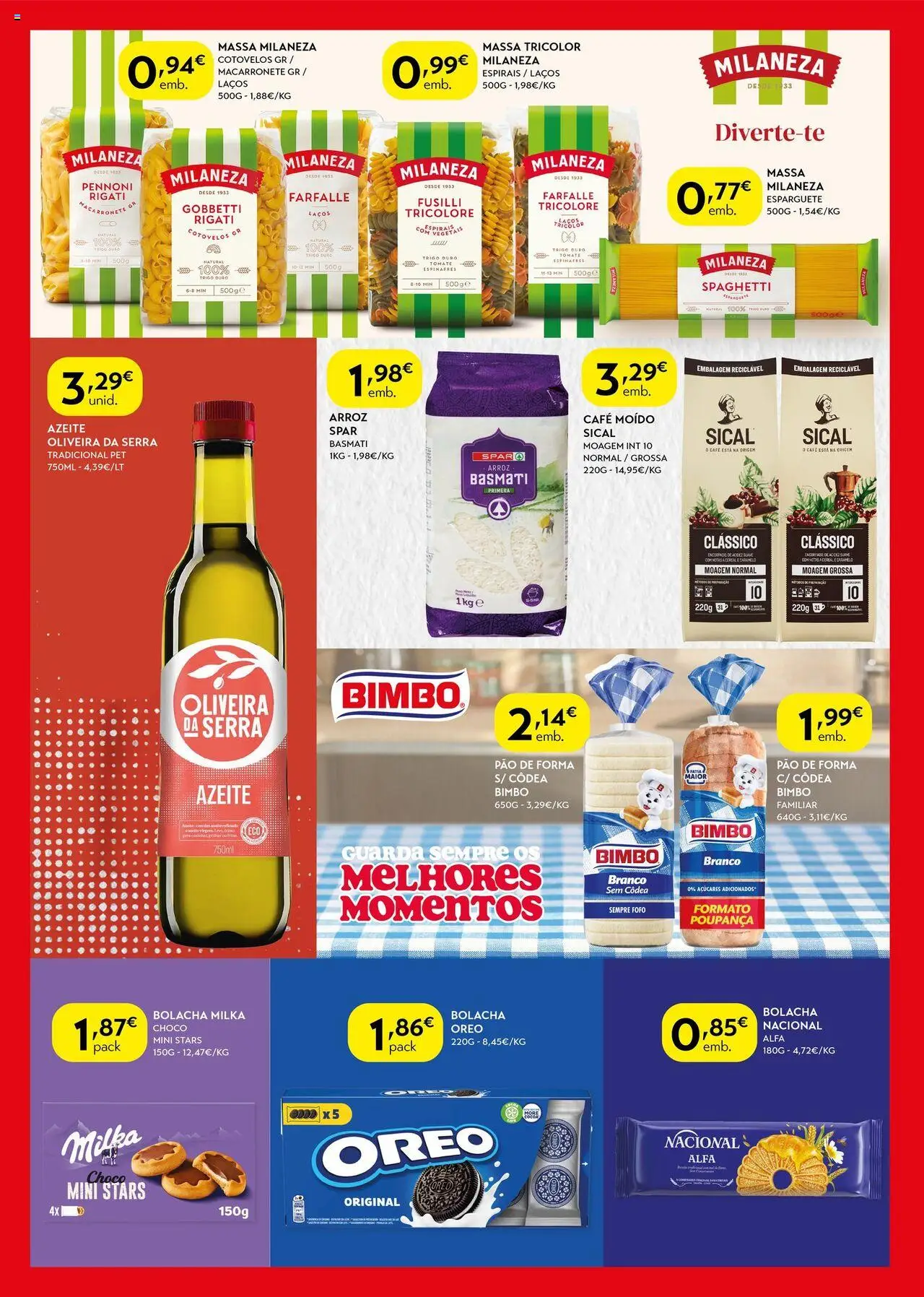Spar folheto │ válido de 16.09.2025 | Página: 5 | Produtos: Pão de forma, Azeite, Arroz, Tomate