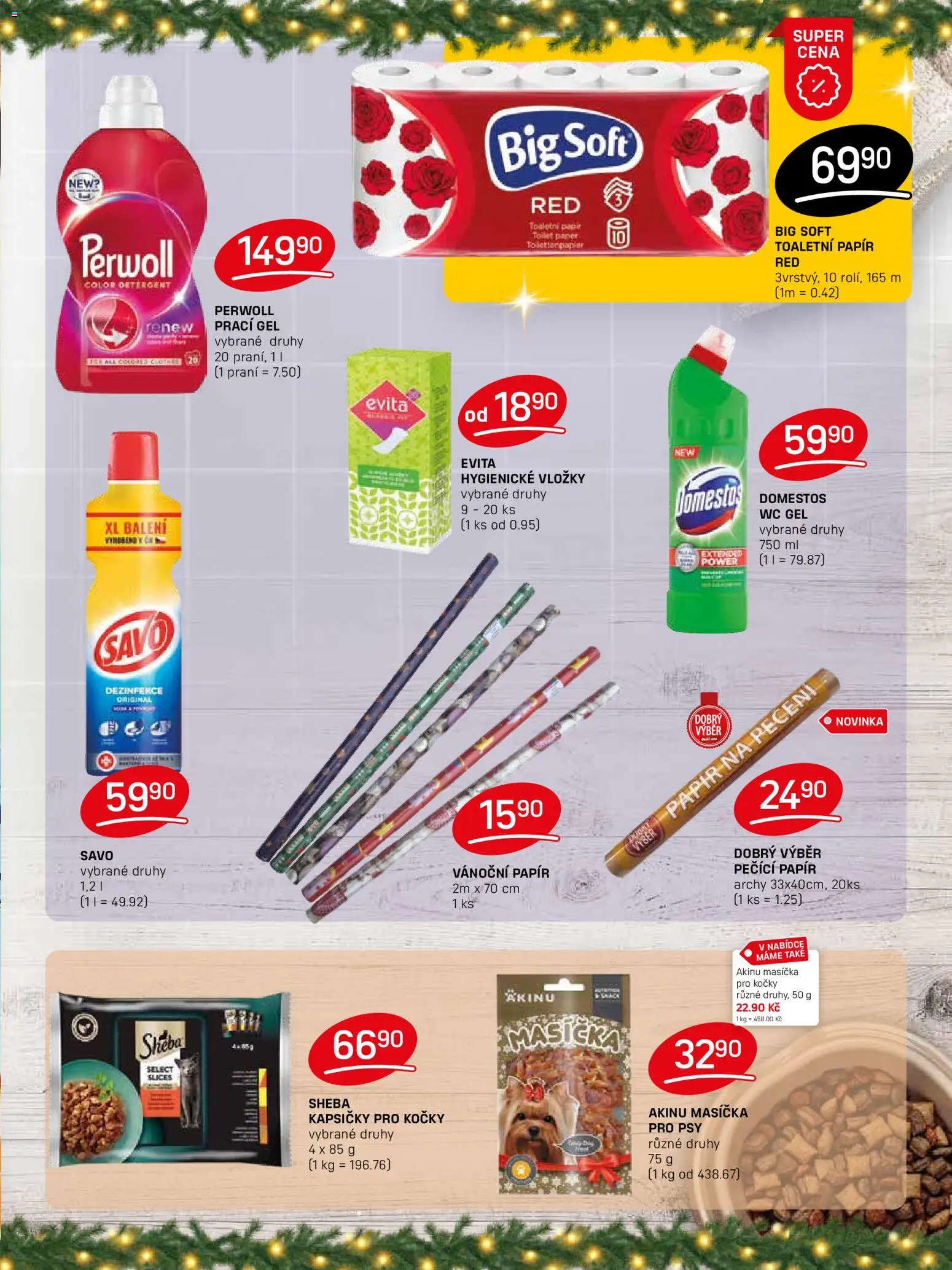 Flop leták od 26.11.2025 | Strana: 11 | Produkty: Kapsičky pro kočky, Perwoll, Domestos, Papír na pečení