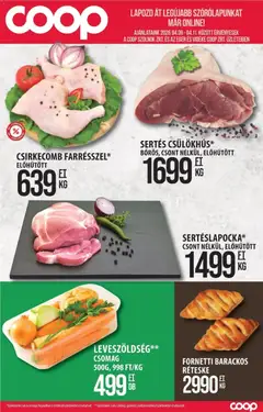 COOP Szolnok akciós újság Békésszentandrás - amely érvényes a következő dátumtól: 09.04.2026