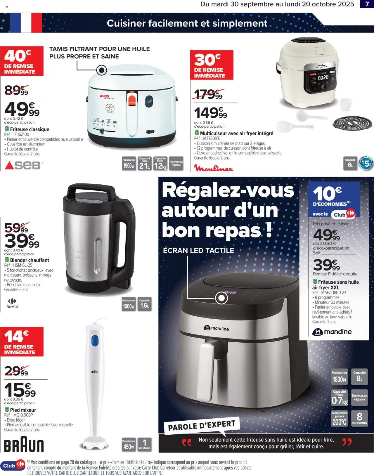  | Page: 9 | Produits: Friteuse, Friteuse sans huile, Panier, Huile