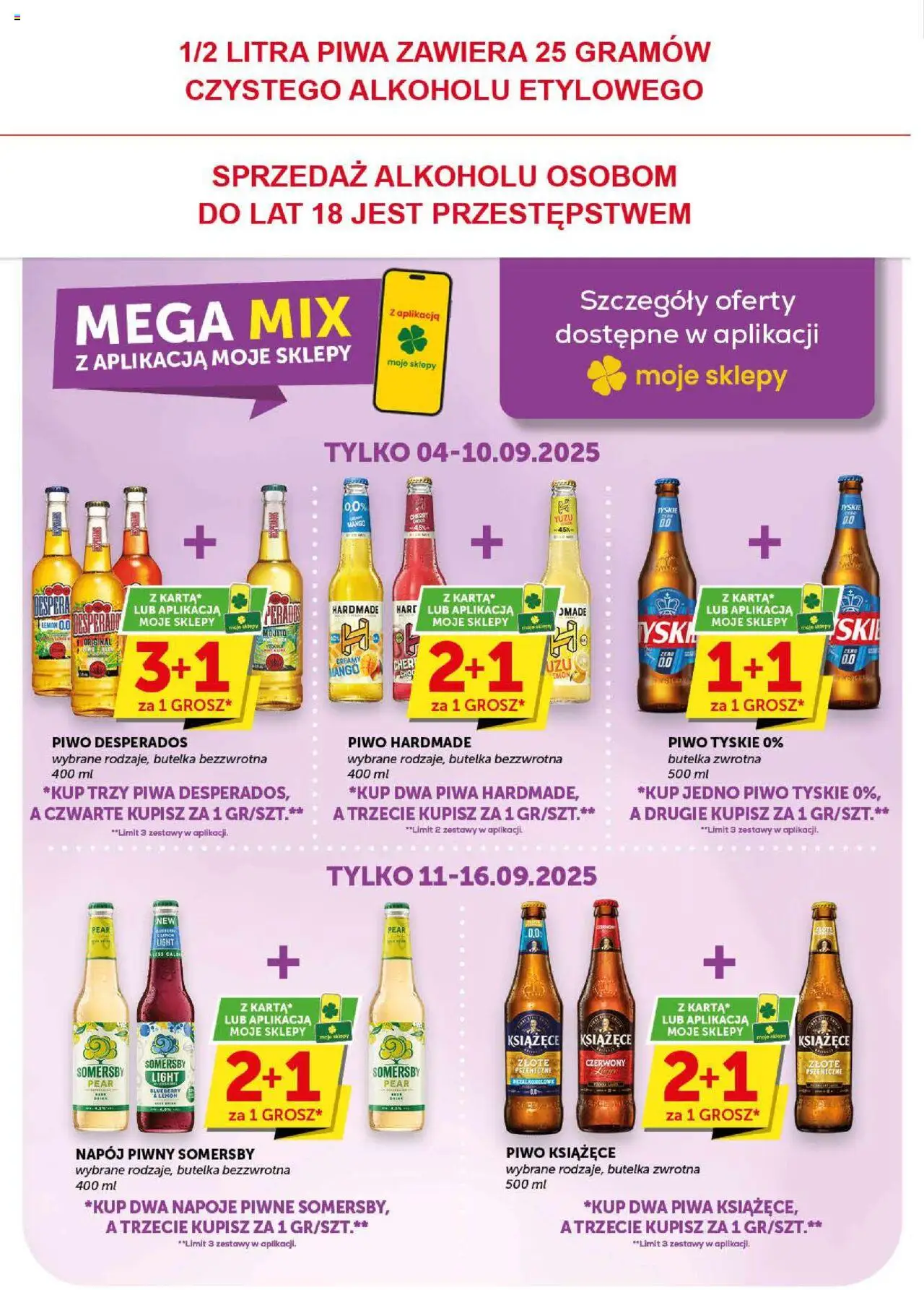 Euro Sklep Gazetka od 04.09.2025 | Strona: 21 | Produkty: Mango, Napoje, Piwo Desperados, Piwo