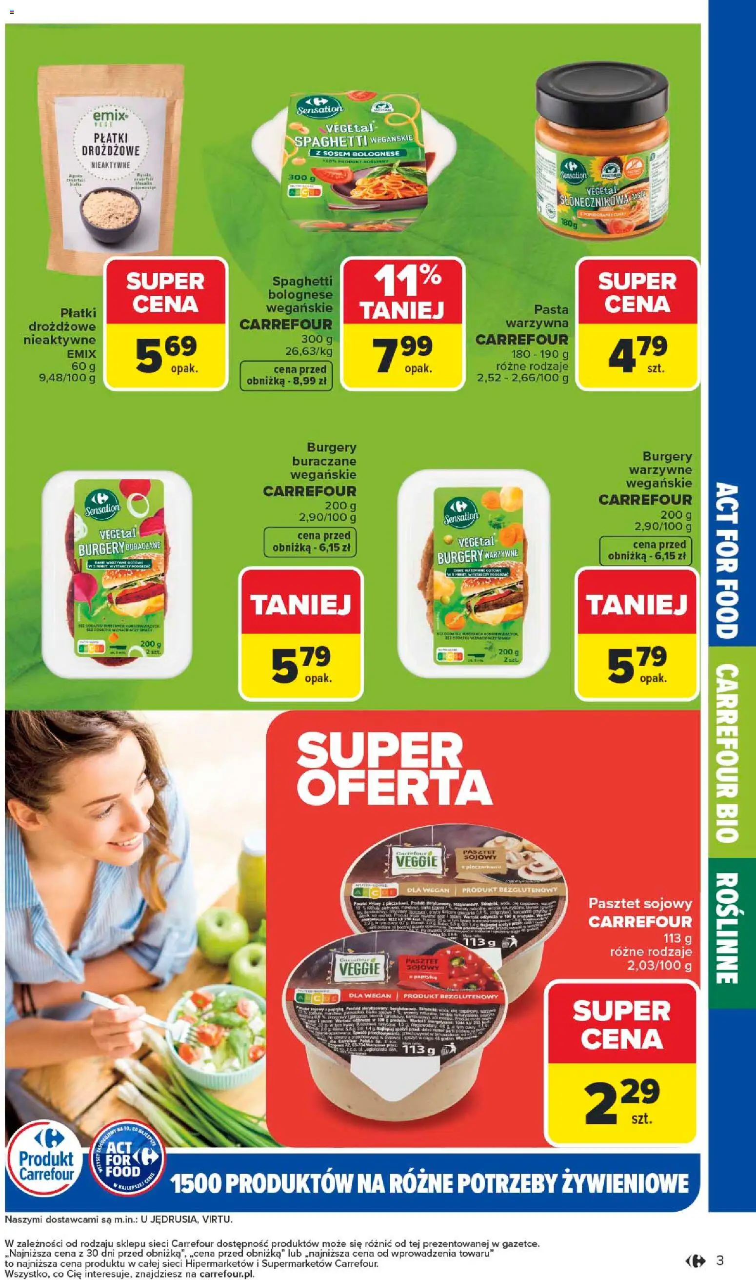 Carrefour Gazetka - Act for food od 05.01.2026 | Strona: 3 | Produkty: Curry, Płatki drożdżowe, Płatki