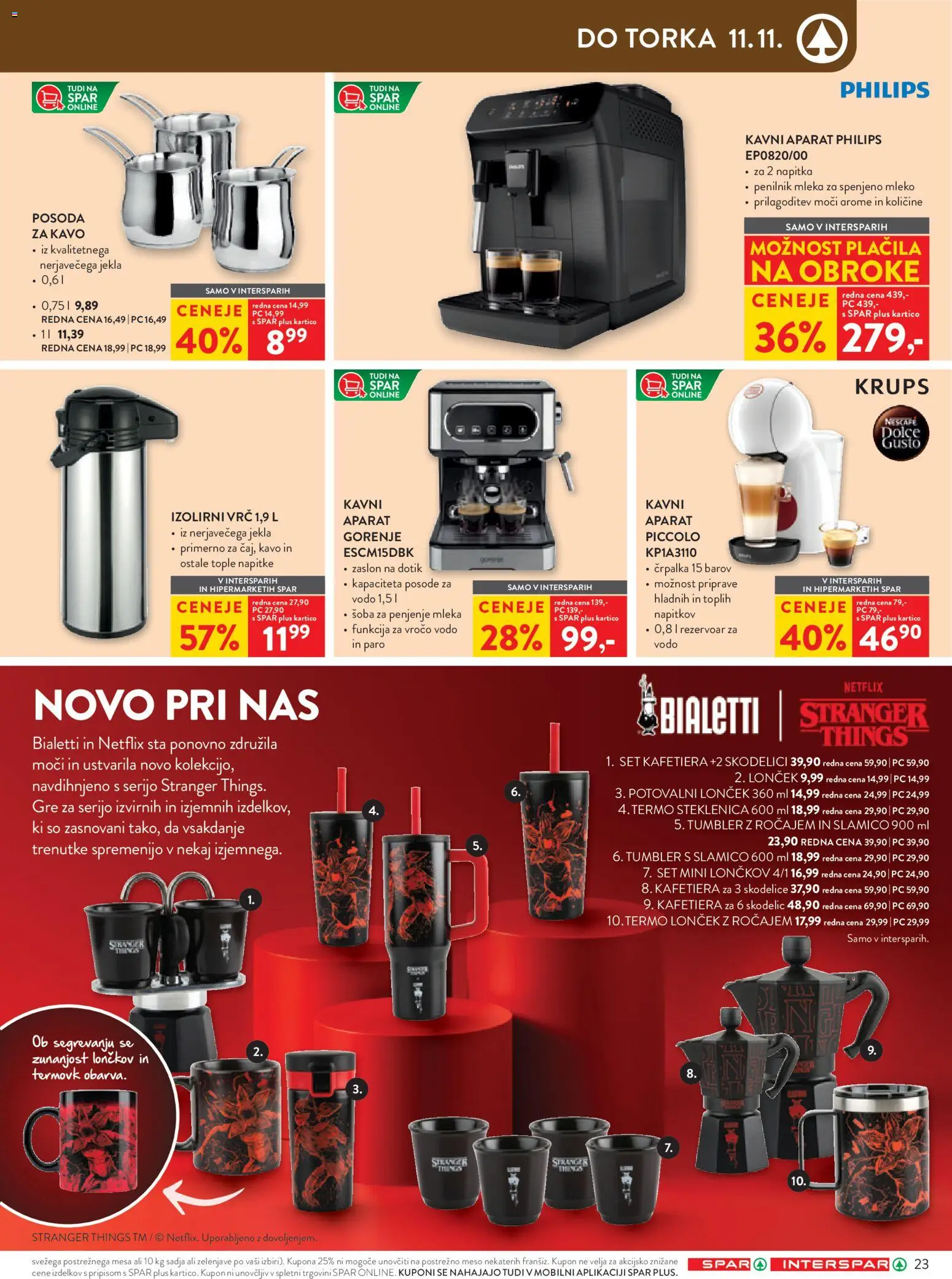 Novi Spar katalog ponudbe – veljaven od 29.10.2025 | Stran: 31 | Izdelki: Steklenica, Črpalka, Mleko
