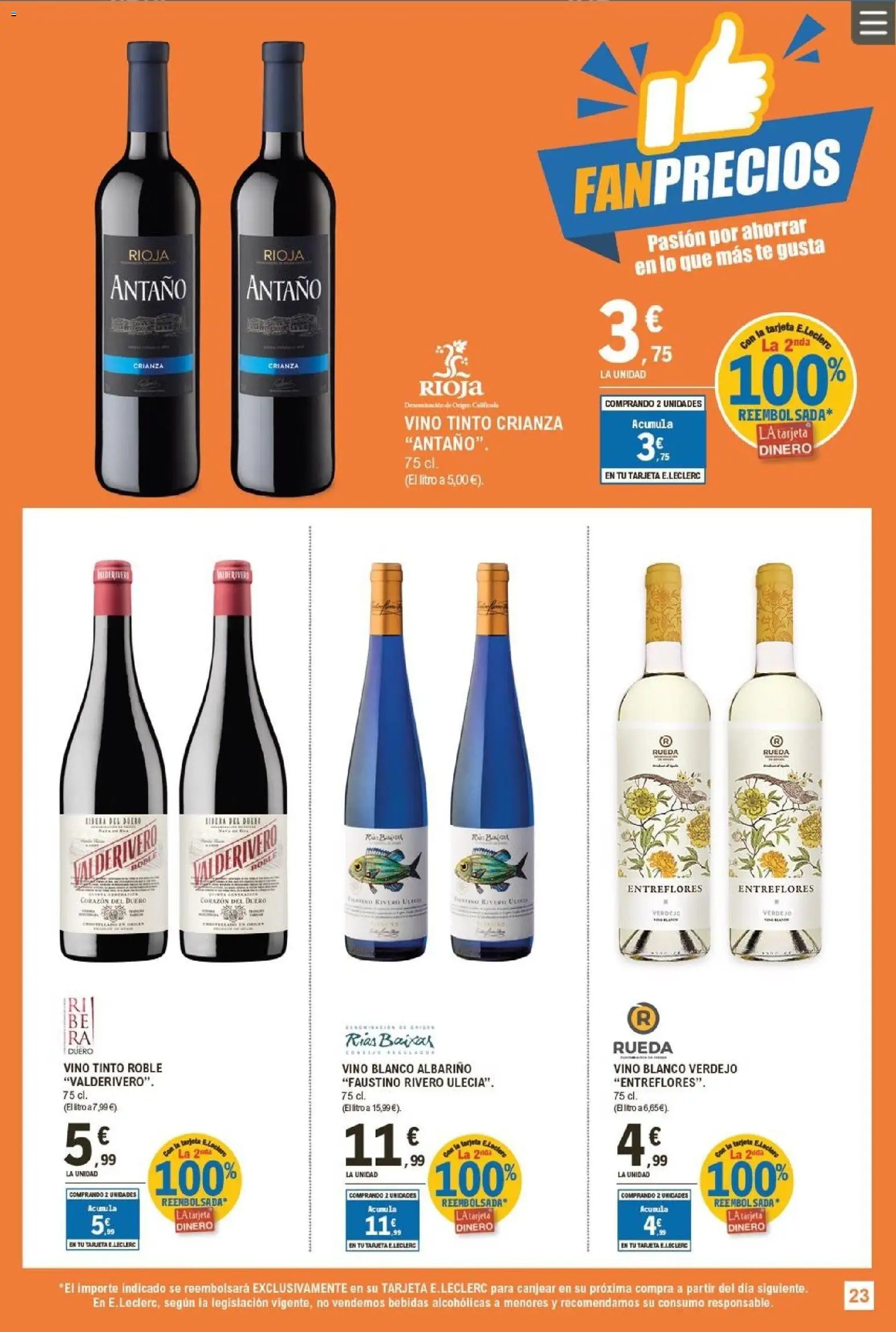 E.Leclerc - Fan precios │ válido desde el 11.02.2026 | Página: 23