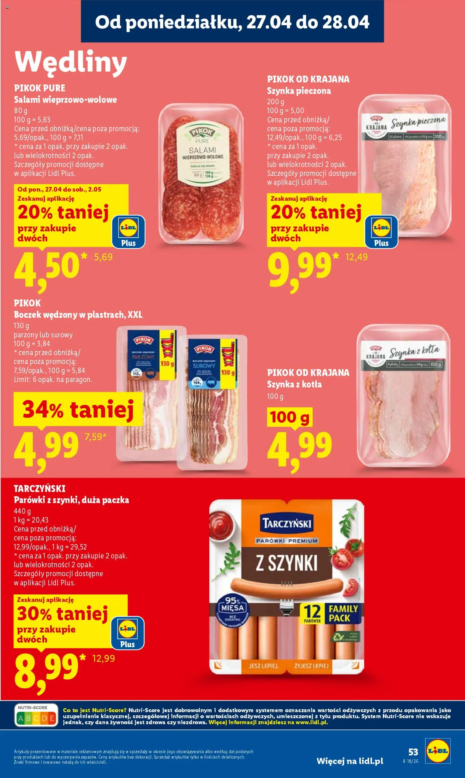 Lidl Polsko leták od 27.04.2026 | Strana: 53 | Produkty: Pikok
