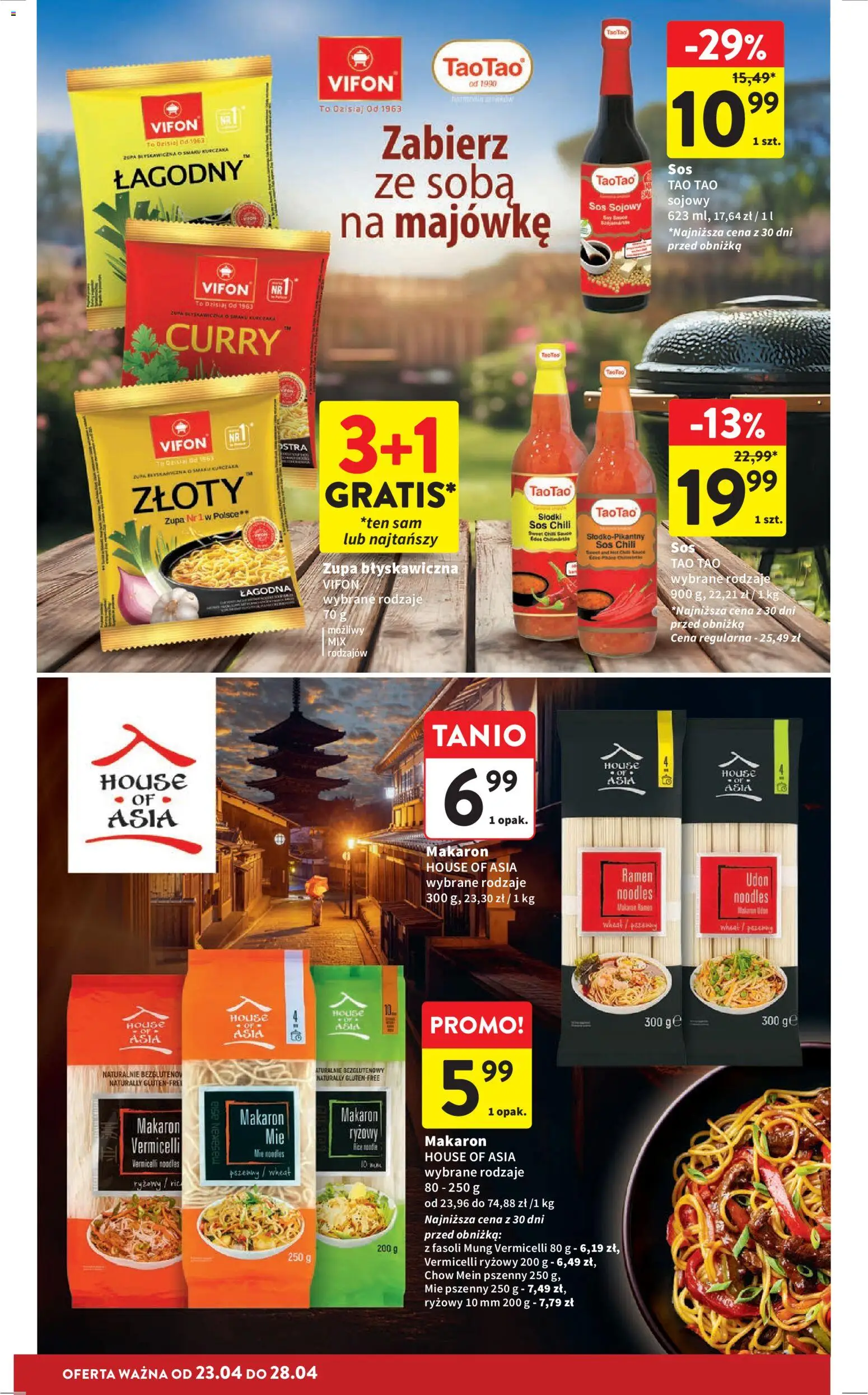 Intermarche gazetka od 23.04.2026 | Strona: 34 | Produkty: Curry, Vifon, Zupa, Sos sojowy