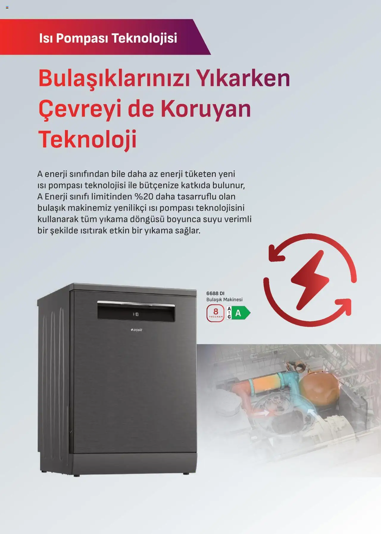 Arçelik Katalog - 01.10.2025 tarihinden itibaren geçerlidir | Sayfa: 27 | Ürünler: Bulaşık makinesi