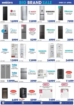 Hirsch's specials catalogue – valid from 13.04.2026 | Page: 2 | Products: Freezer, Freezer fridge, Fridge, Chest freezer