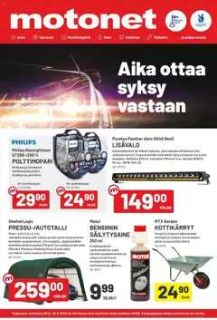 Katso Motonet tarjoukset voimassa alkaen 20.08.2025