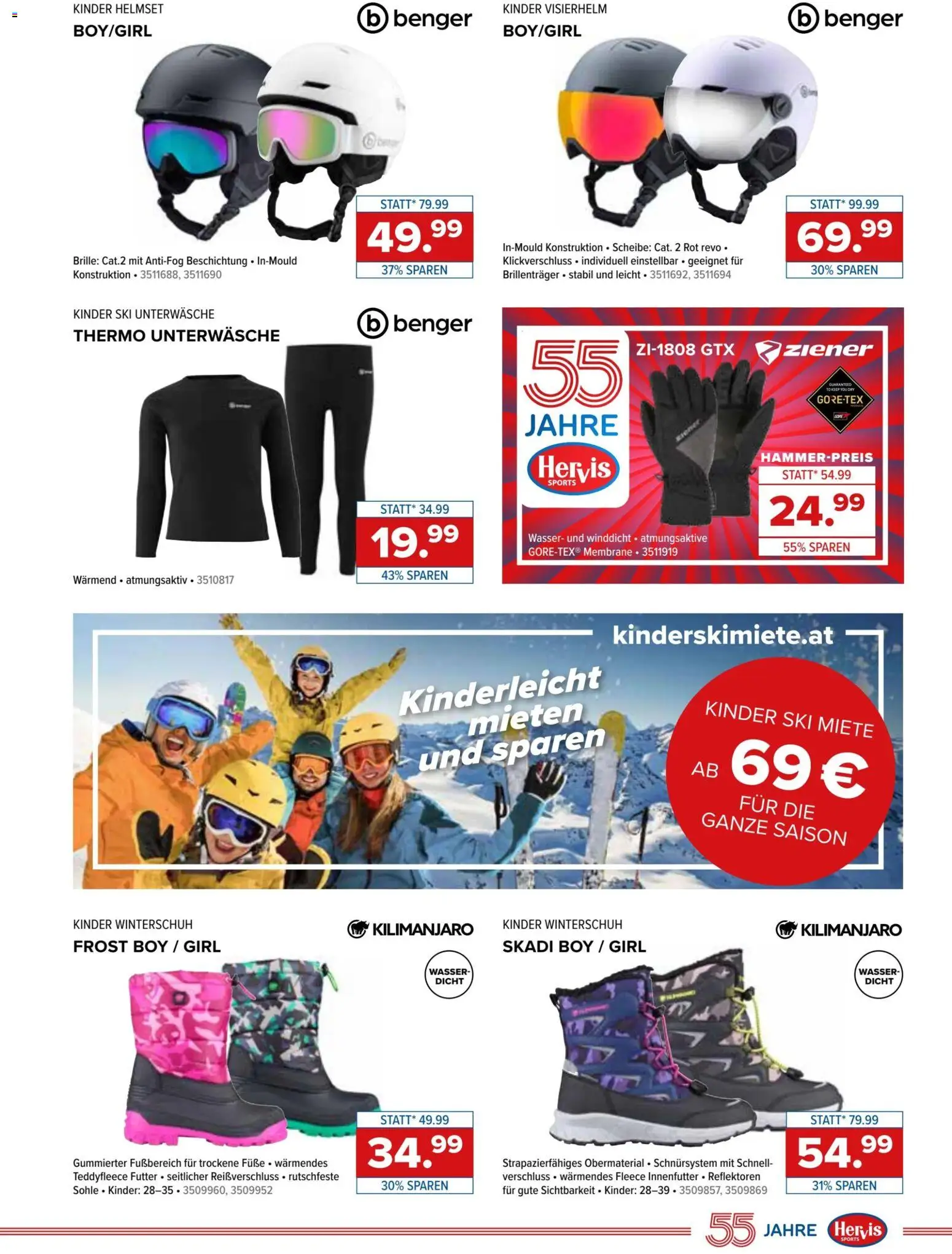 Hervis Angebote gültig ab 04.11.2025 | Seite: 7 | Produkte: Unterwäsche, Wasser, Brille