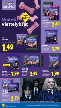 Lidl-mainoslehti voimassa 16.10.2025 alkaen | Sivu: 16 | Tuotteet: Tee, Karkit