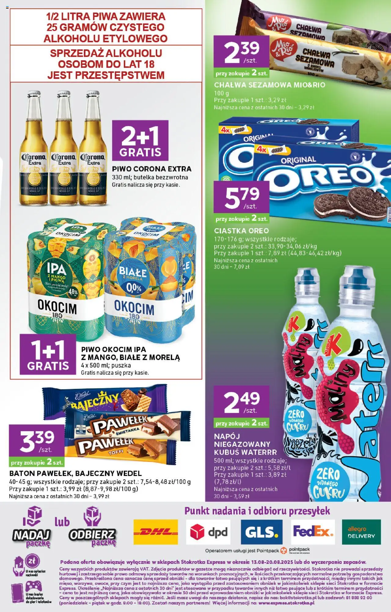 Stokrotka Gazetka - Express od 13.08.2025 | Strona: 5 | Produkty: Mango, Stokrotka, Baton, Piwo