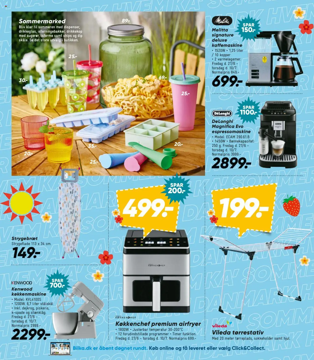 Bilka Tilbudsavis gyldig fra 27.06.2025 | Side: 30 | Produkter: Processor, Chips, Strygebræt, Kaffemaskine