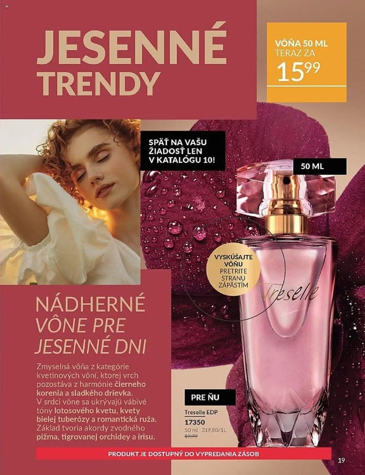 Nové Avon akcie – leták je platný od 01.10.2025 | Strana: 19 | Produkty: Kvety