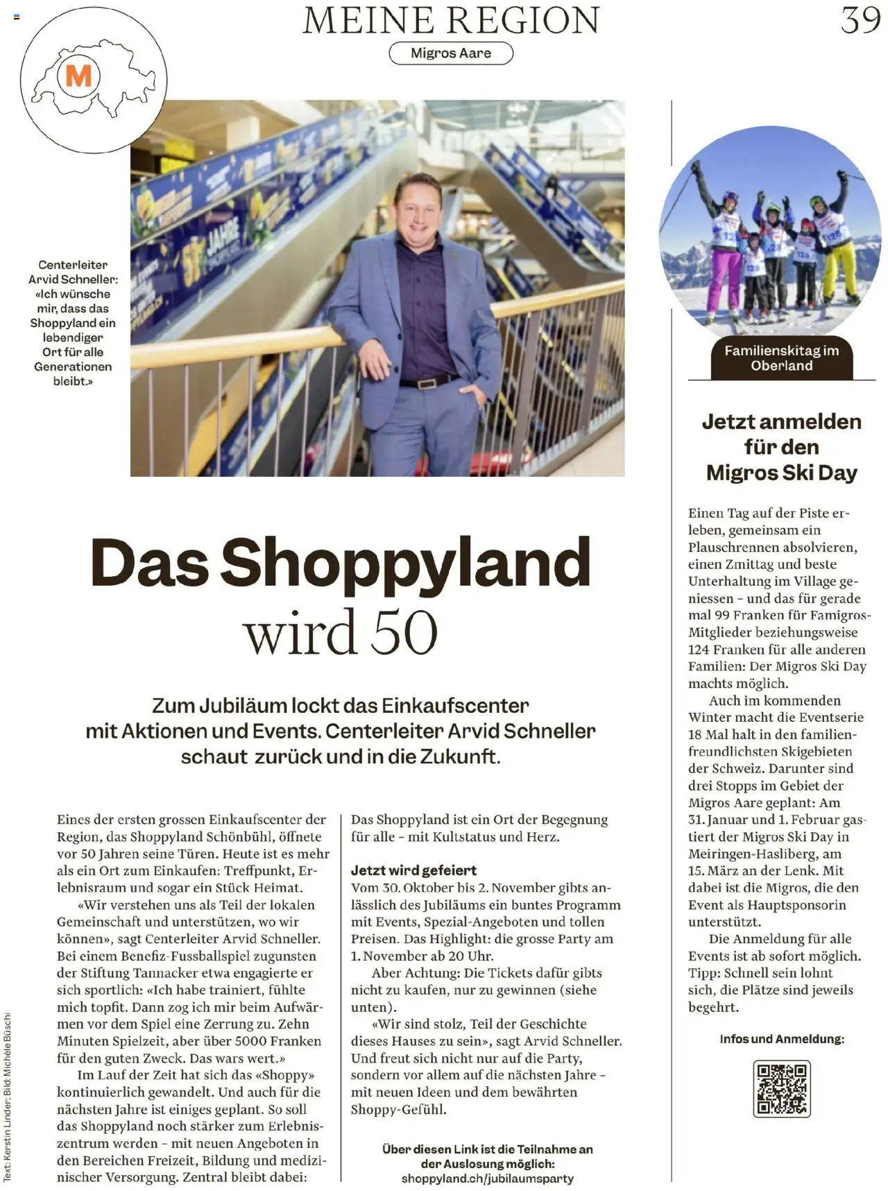 Migros Magazin – gültig ab 20.10.2025 | Seite: 39 | Produkte: Ski, Spiel