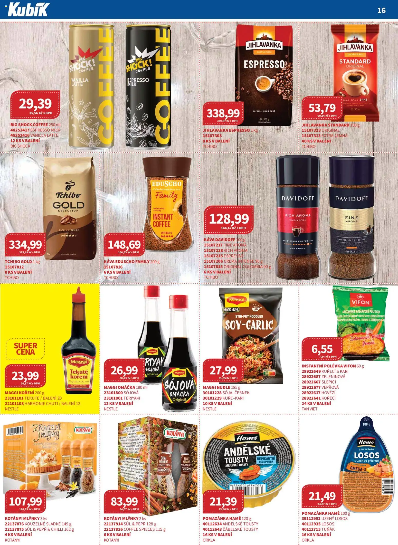 Kubík leták - Velkoobchod od 01.12.2025 | Strana: 16