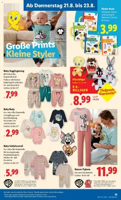Lidl Flugblatt - Wien, Langenzersdorf, Zwettl gültig ab 21.08.2025 | Seite: 21 | Produkte: Pullover, Pyjama