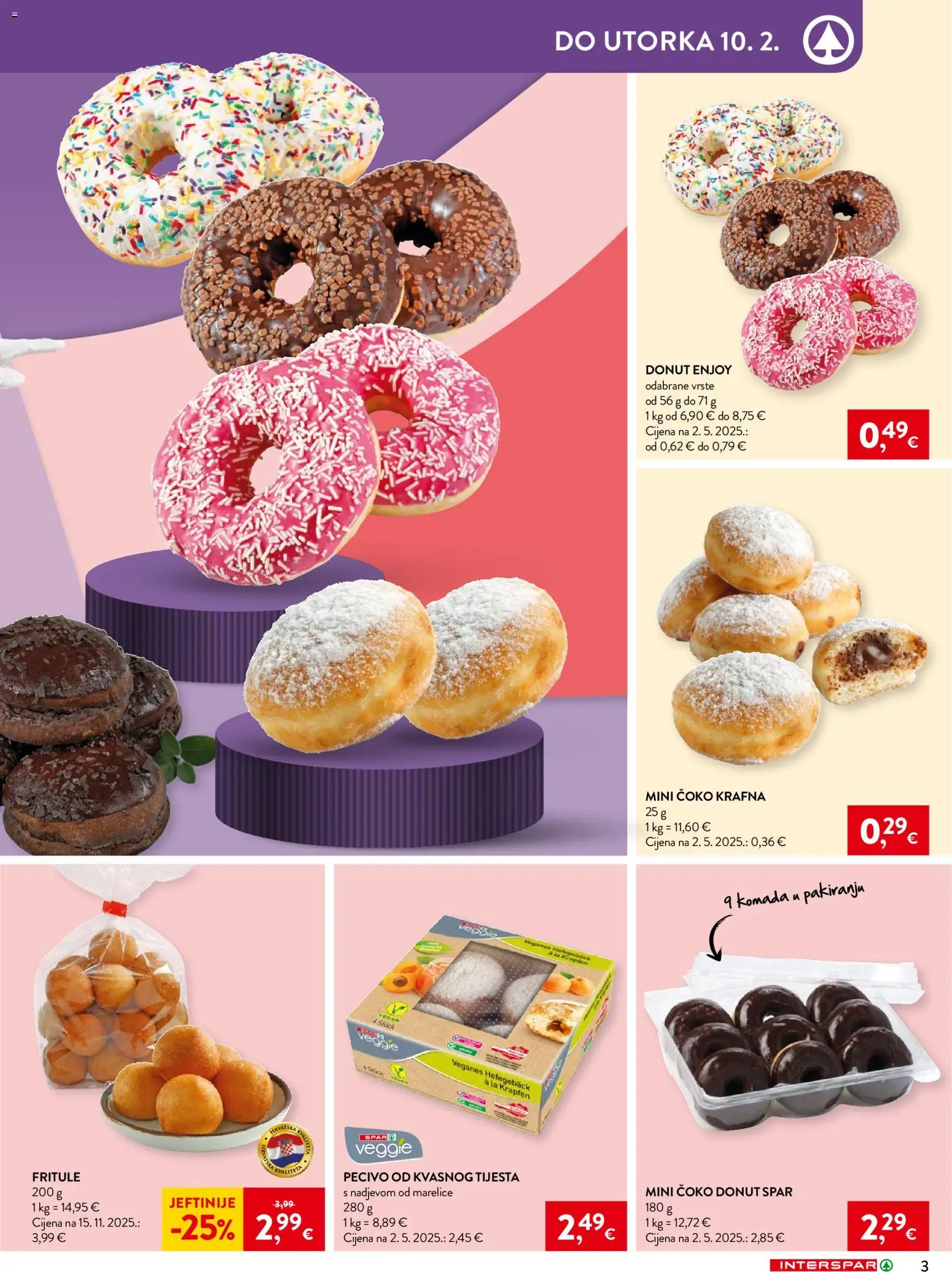 Interspar katalog | vrijedi od 04.02.2026 | Stranica: 3 | Proizvodi: Marelice, Pecivo