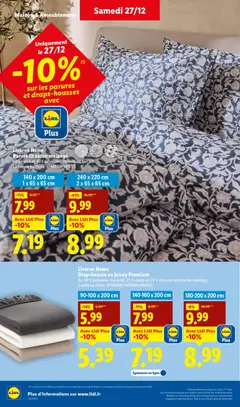 LIDL - Prévisualisation de Livarno Home Parure lit coton mélangé, 60% coton et 40% polyester. Densité de fil: 128. La parure au choix. n°486119/486123 valide à partir de 27.12.2025 | Page: 42