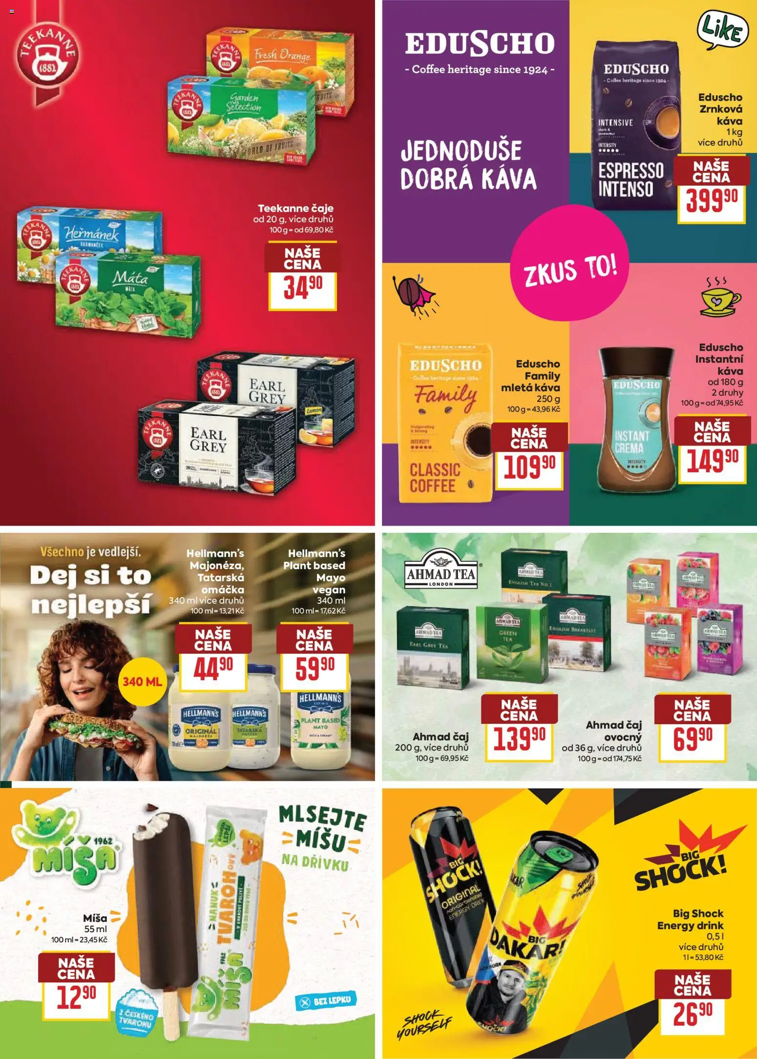 Billa leták - Vaše oblíbené značky od 25.02.2026 | Strana: 11 | Produkty: Vegan, Káva, Big Shock, Energy drink