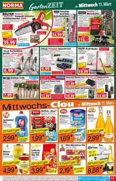 Norma Prospekt 	 ab 09.03.2026 gültig | Seite: 13 | Produkte: Gewicht, Waffeln, Valensina, Pril