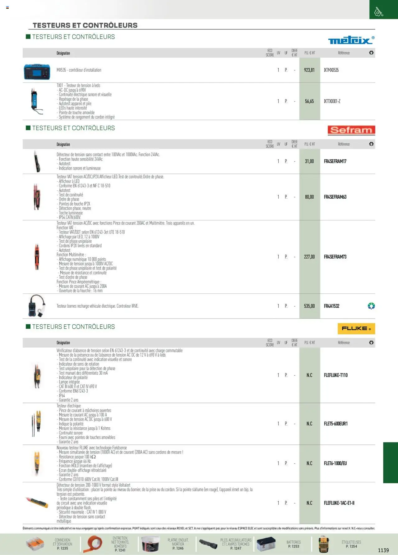  | Page: 13 | Produits: Stylo, Prise, Lampe, Piles