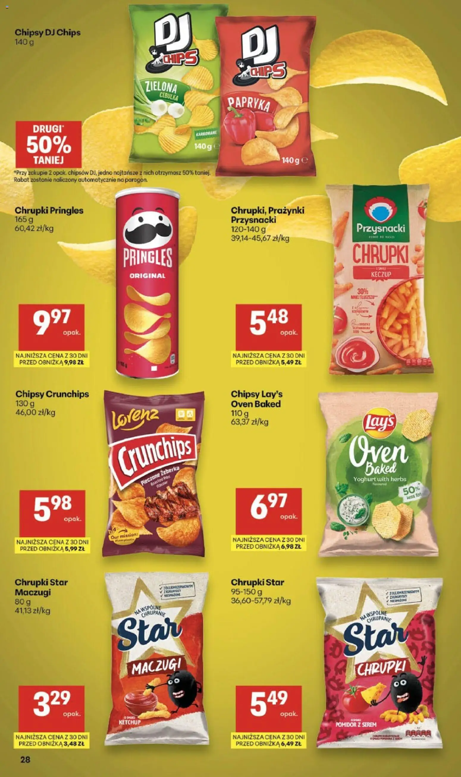 Delikatesy Centrum Gazetka - Sklepy Własne od 26.02.2026 | Strona: 28 | Produkty: Ketchup, Papryka, Pringles, Keczup