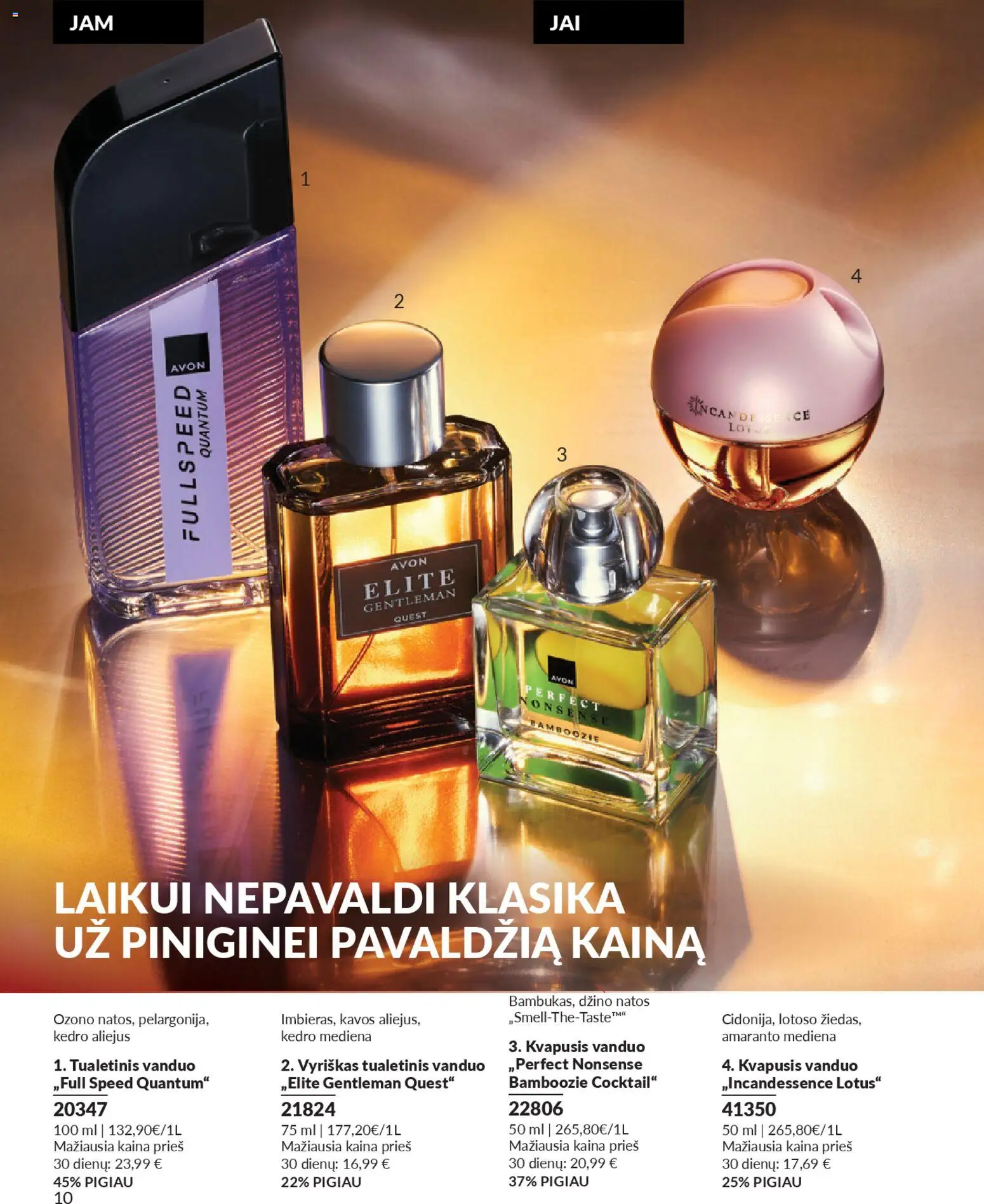 AVON akcijos nuo 01.01.2026 | Puslapis: 10 | Prekių: Kvapusis vanduo, Tualetinis vanduo, Aliejus