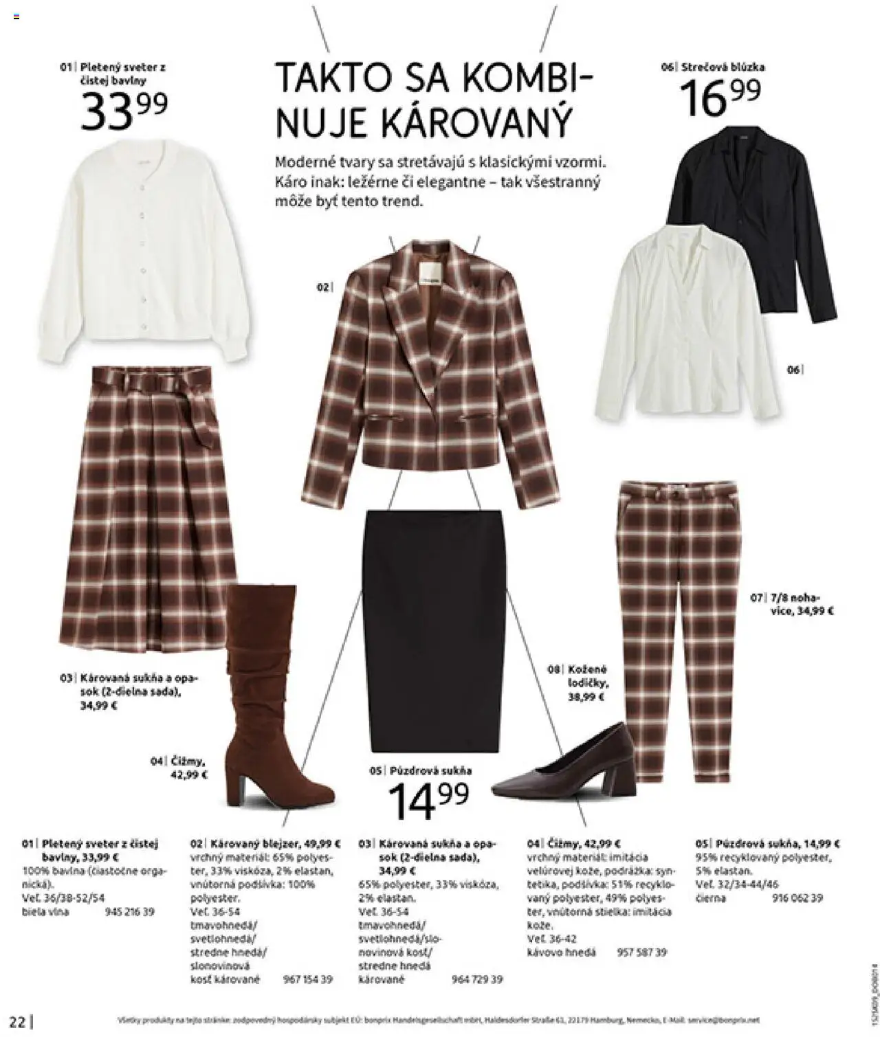 Nové Bonprix akcie – leták je platný od 23.09.2025 | Strana: 24 | Produkty: Blúzka, Sveter