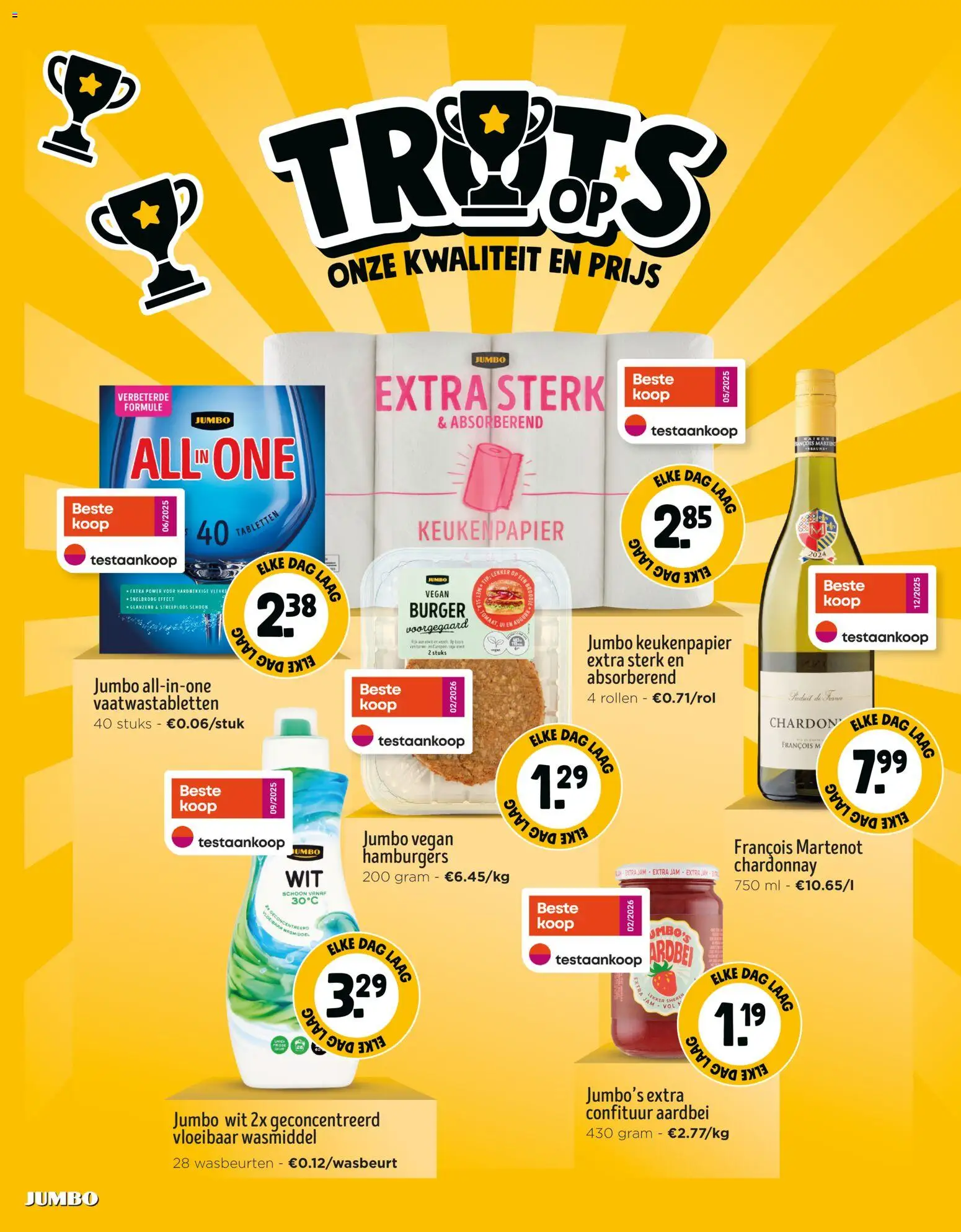 {H1} | Pagina: 2 | Producten: Aardbei, Wasmiddel, Keukenpapier