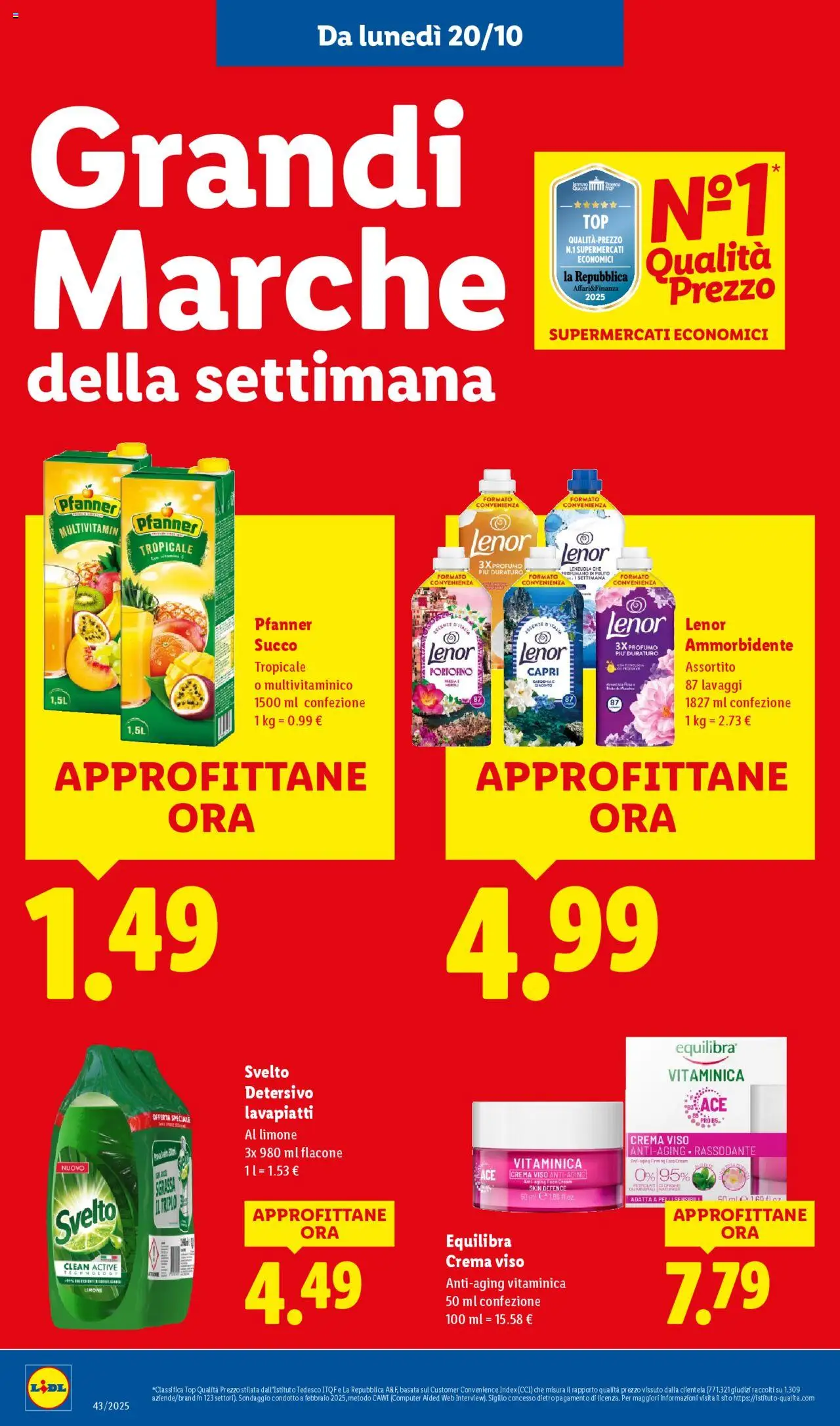 Volantino Lidl del 20.10.2025 | Pagina: 12 | Prodotti: Succo, Limone, Top, Computer