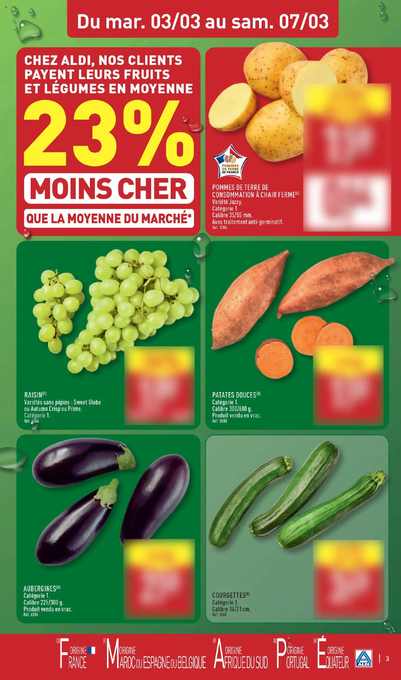 {H1} | Page: 5 | Produits: Pommes, Pommes de terre