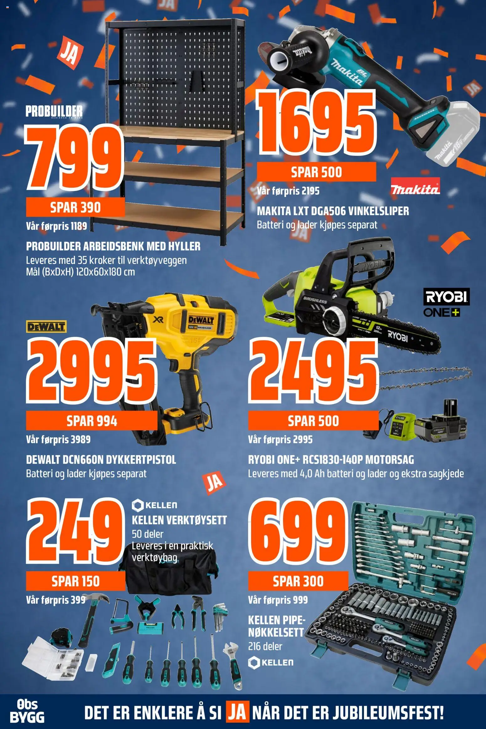 {H1} | Side: 3 | Produkter: Motorsag, Dartpilar, Batteri