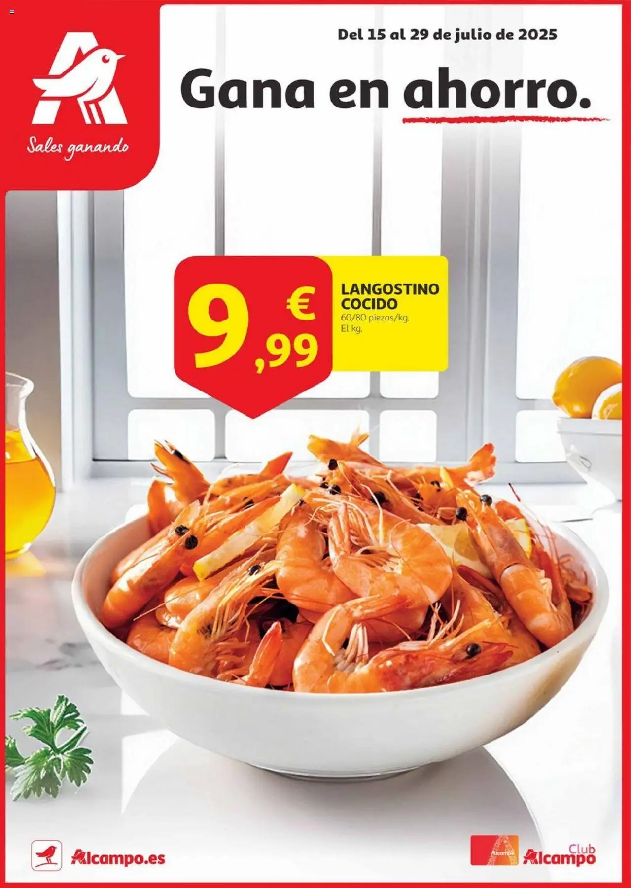 Alcampo - Canarias │ válido desde el 15.07.2025 | Página: 1 | Productos: Langostino