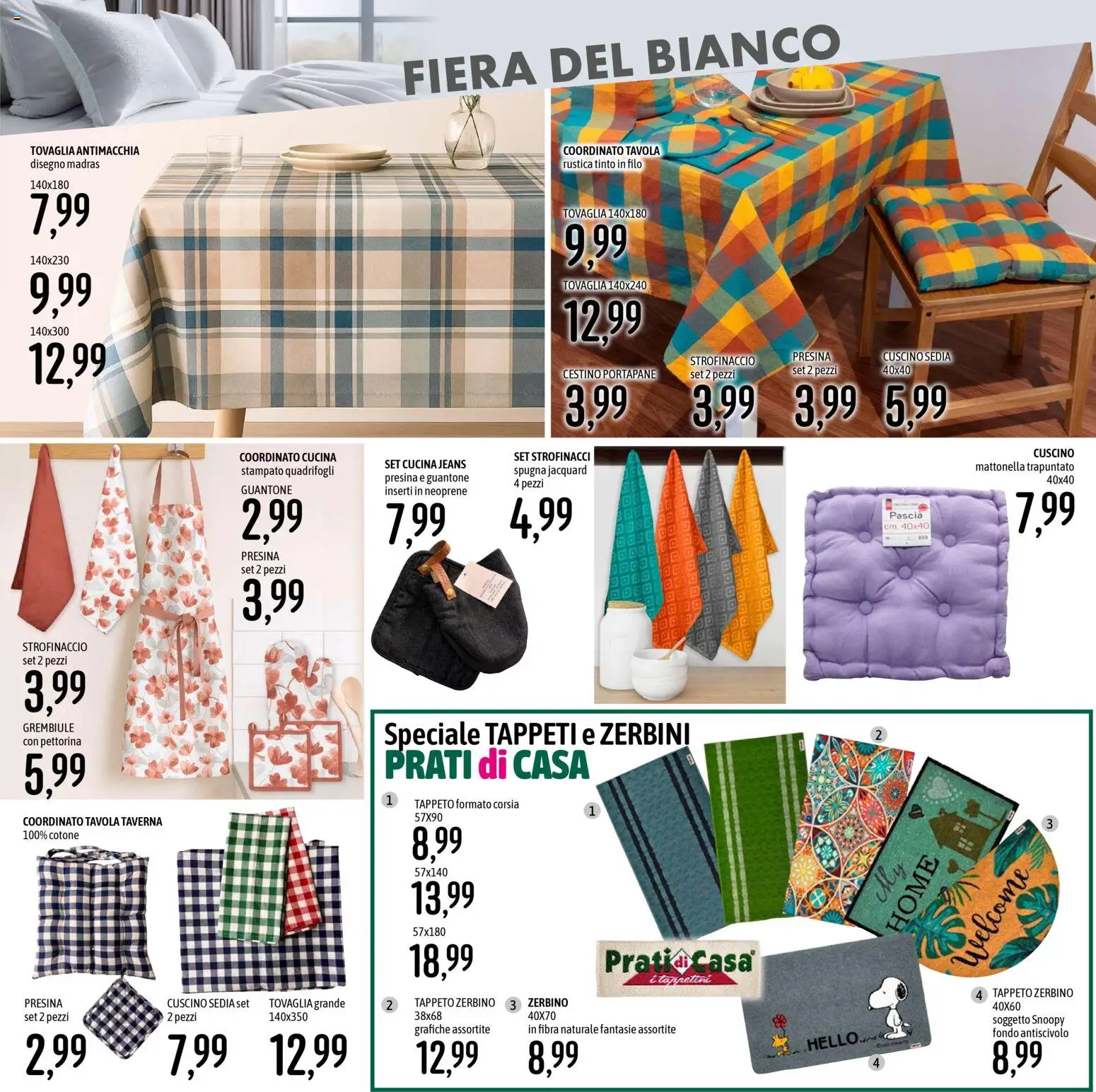 Volantino Emisfero del 28.12.2025 | Pagina: 23 | Prodotti: Spugna, Presina, Grembiule, Tappeto