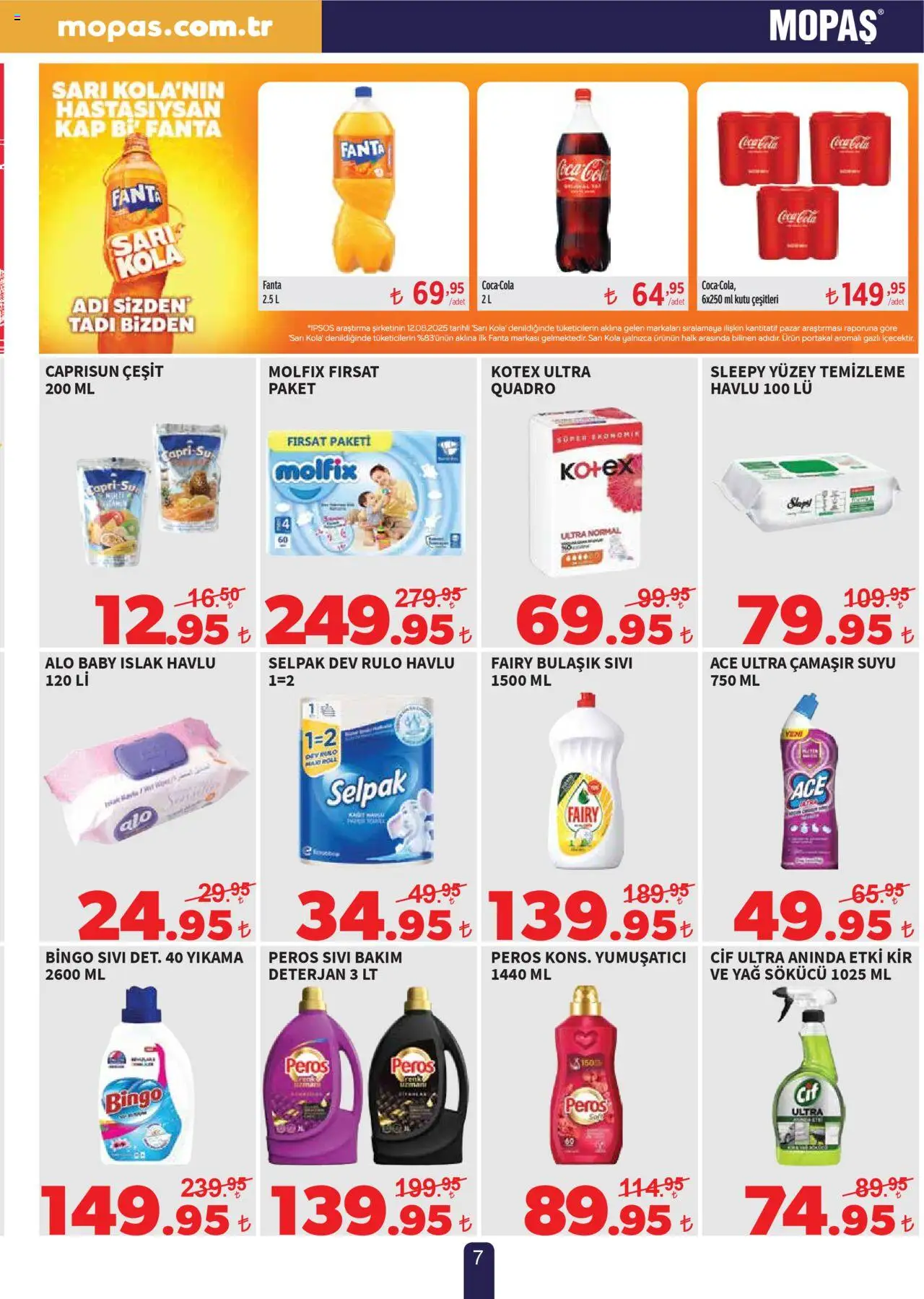 Mopaş Katalog - 18.10.2025 tarihinden itibaren geçerlidir | Sayfa: 7 | Ürünler: Kutu, Deterjan, Portakal, Yağ sökücü