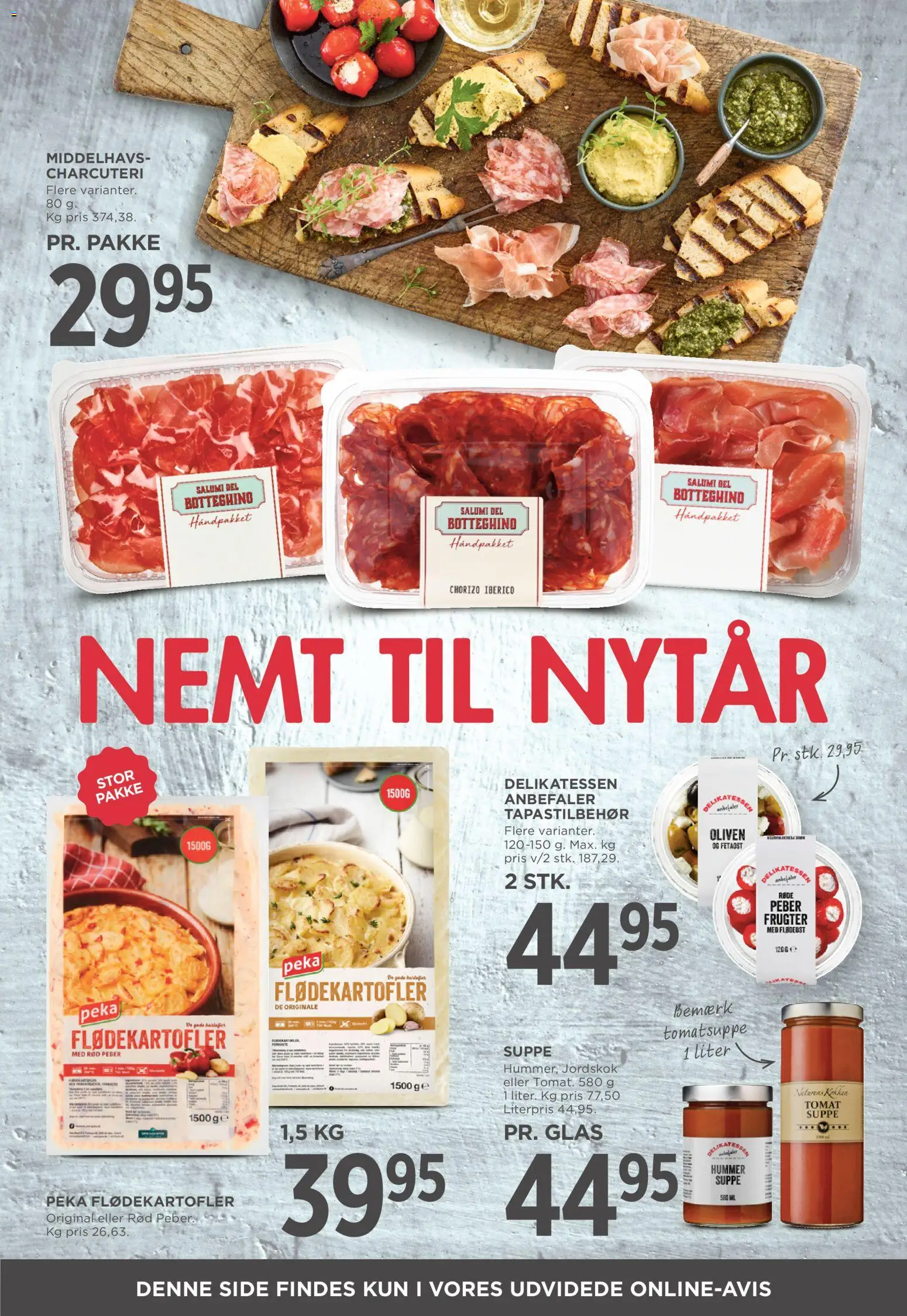 Meny tilbudsavis – gyldig fra 27.12.2025 | Side: 14 | Produkter: Peber, Fetaost, Hummer, Oliven