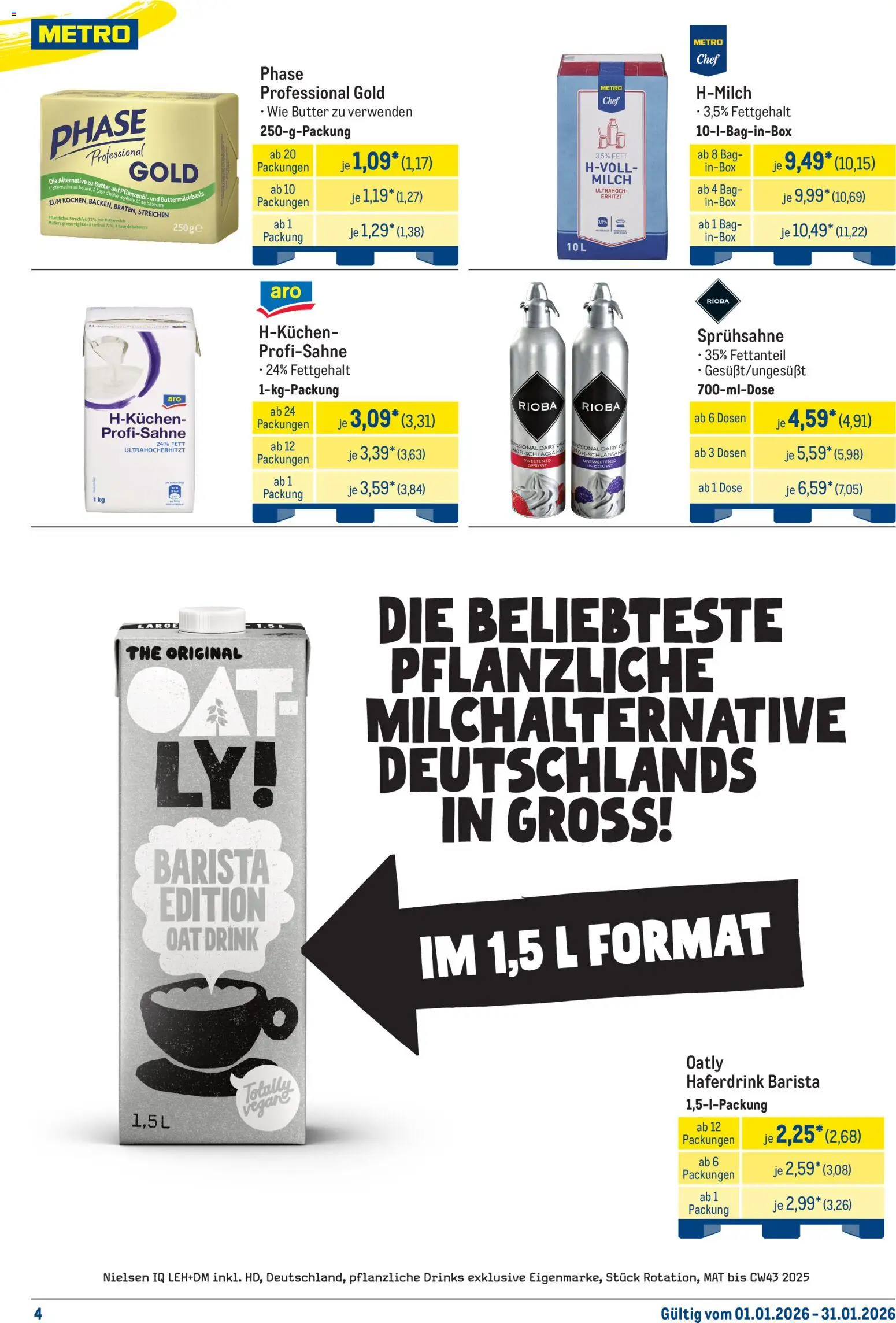 Metro  Monats-Menü – gültig ab 01.01.2026 | Seite: 4