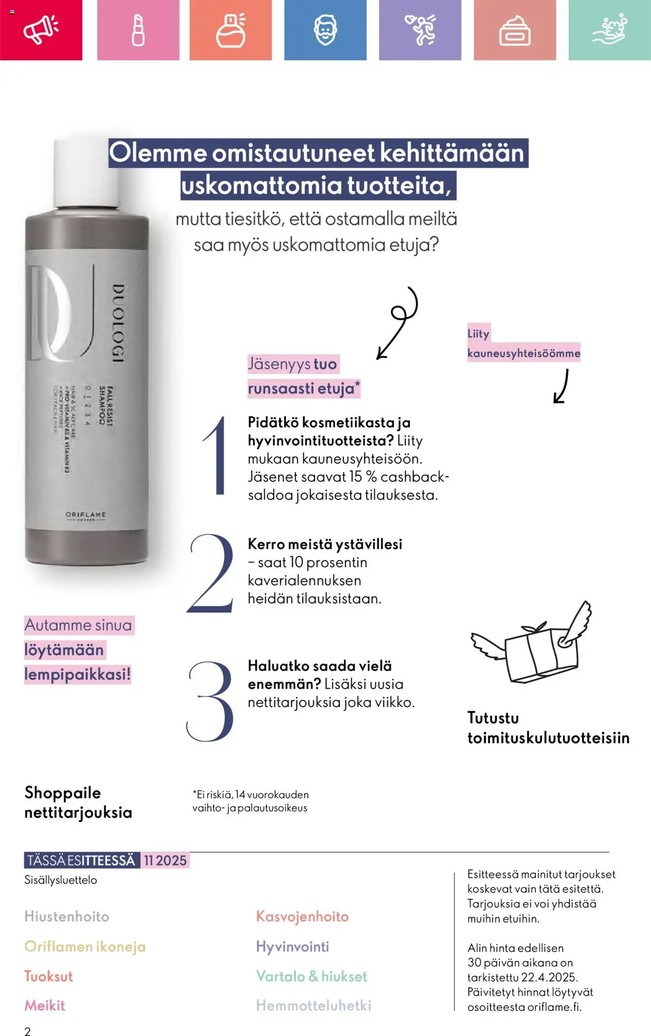  | Sivu: 2 | Tuotteet: Shampoo, Voi