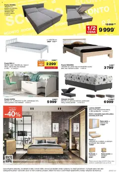 Sconto nábytek leták od 27.08.2025 | Strana: 14 | Produkty: Šatní skříň, Komoda, Rošt, LED