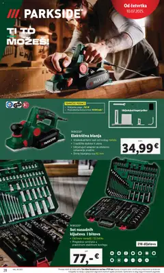 Lidl katalog | vrijedi od 10.07.2025 | Stranica: 28