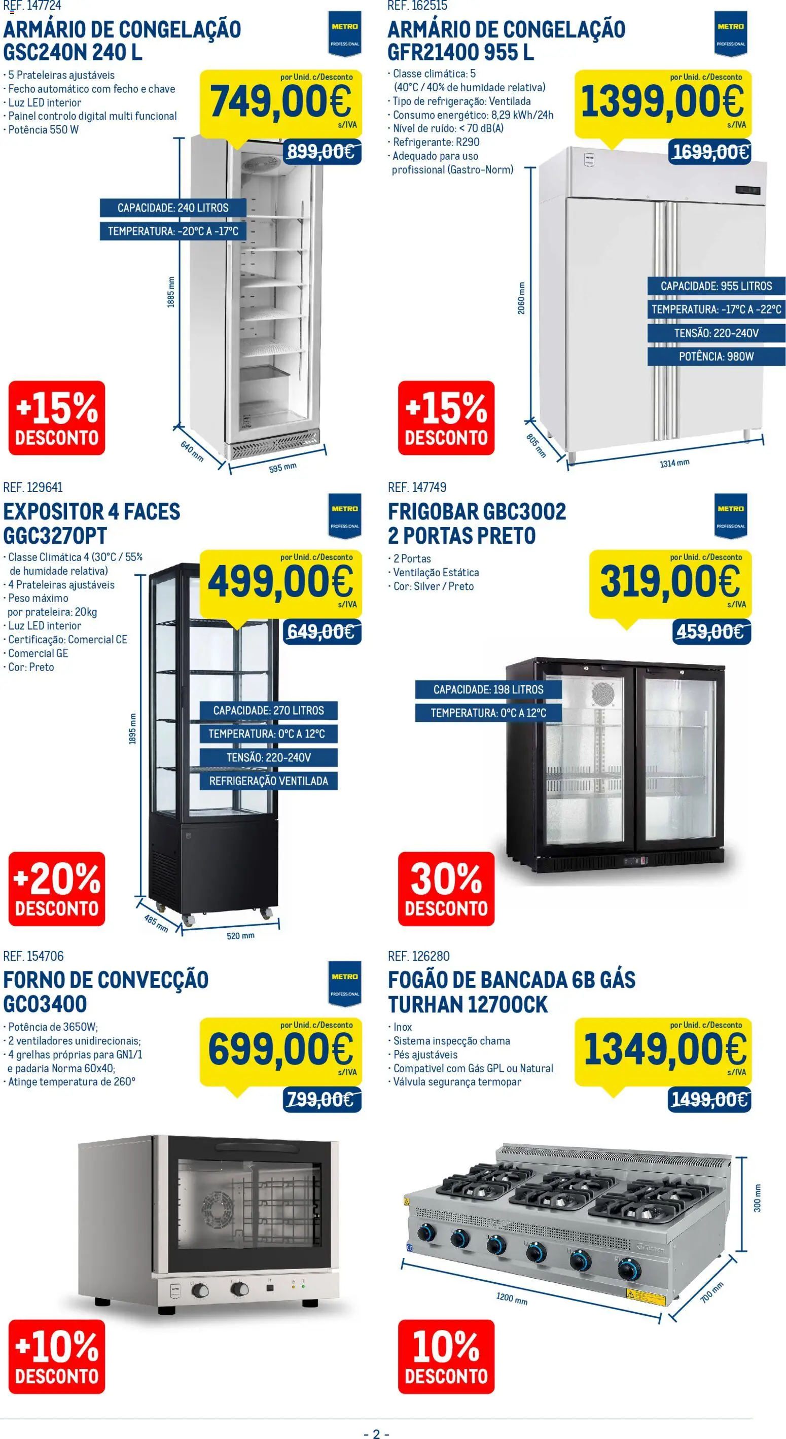 Makro Especial Equipamento Descontos até 30 │ válido de 17.02.2026 | Página: 2 | Produtos: Refrigerante, Fogão, Bancada, Prateleira