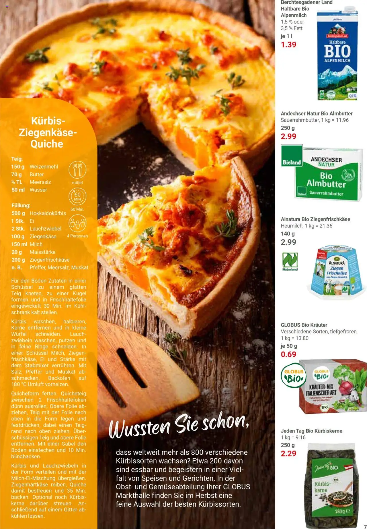 Globus Spezial - gültig ab dem 25.08.2025 | Seite: 7 | Produkte: Butter, Weizenmehl, Wasser, Stabmixer