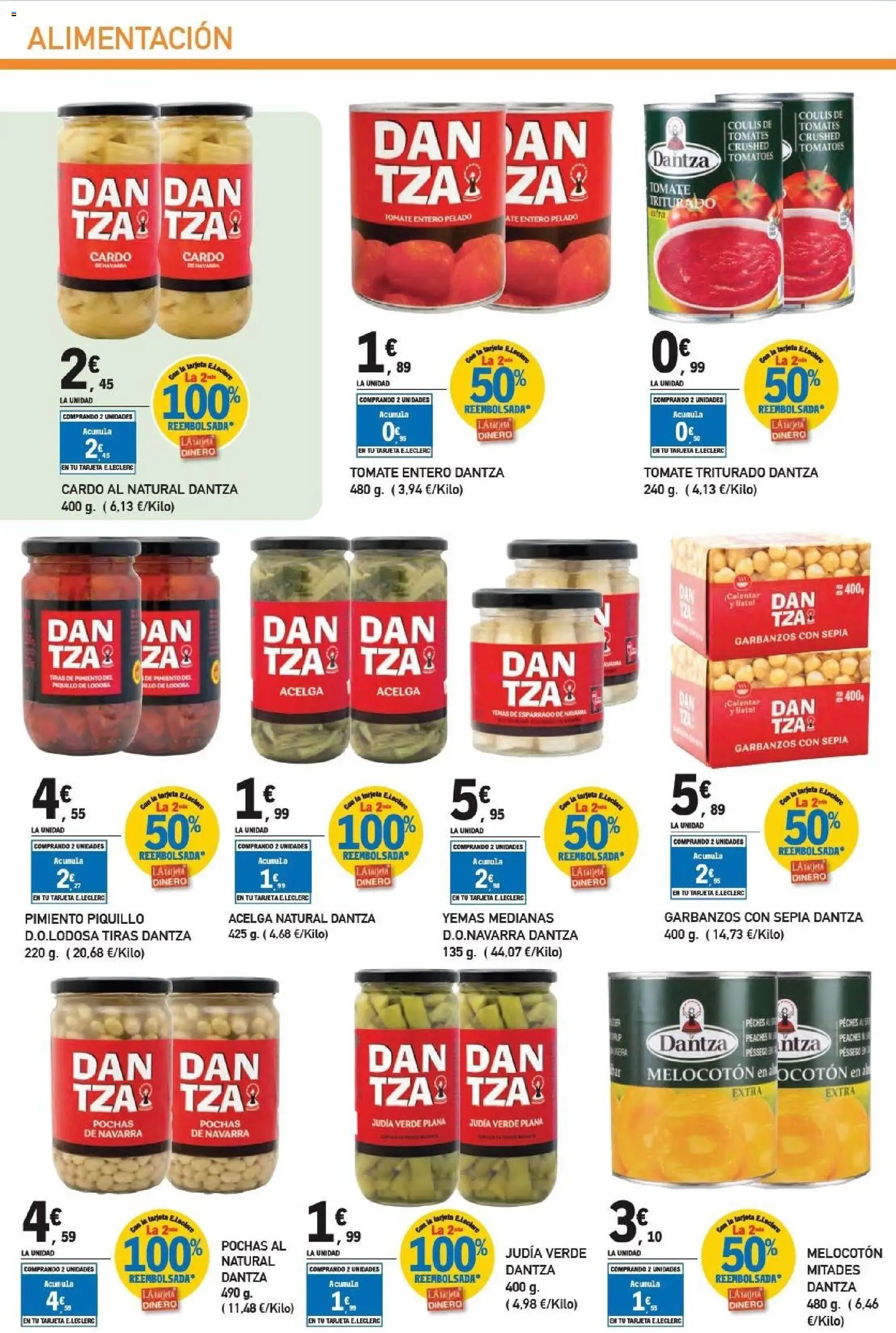 E.Leclerc - Alianz Locales │ válido desde el 25.02.2026 | Página: 40 | Productos: Tomates, Κάδος απορρυμάτων, Tomate triturado