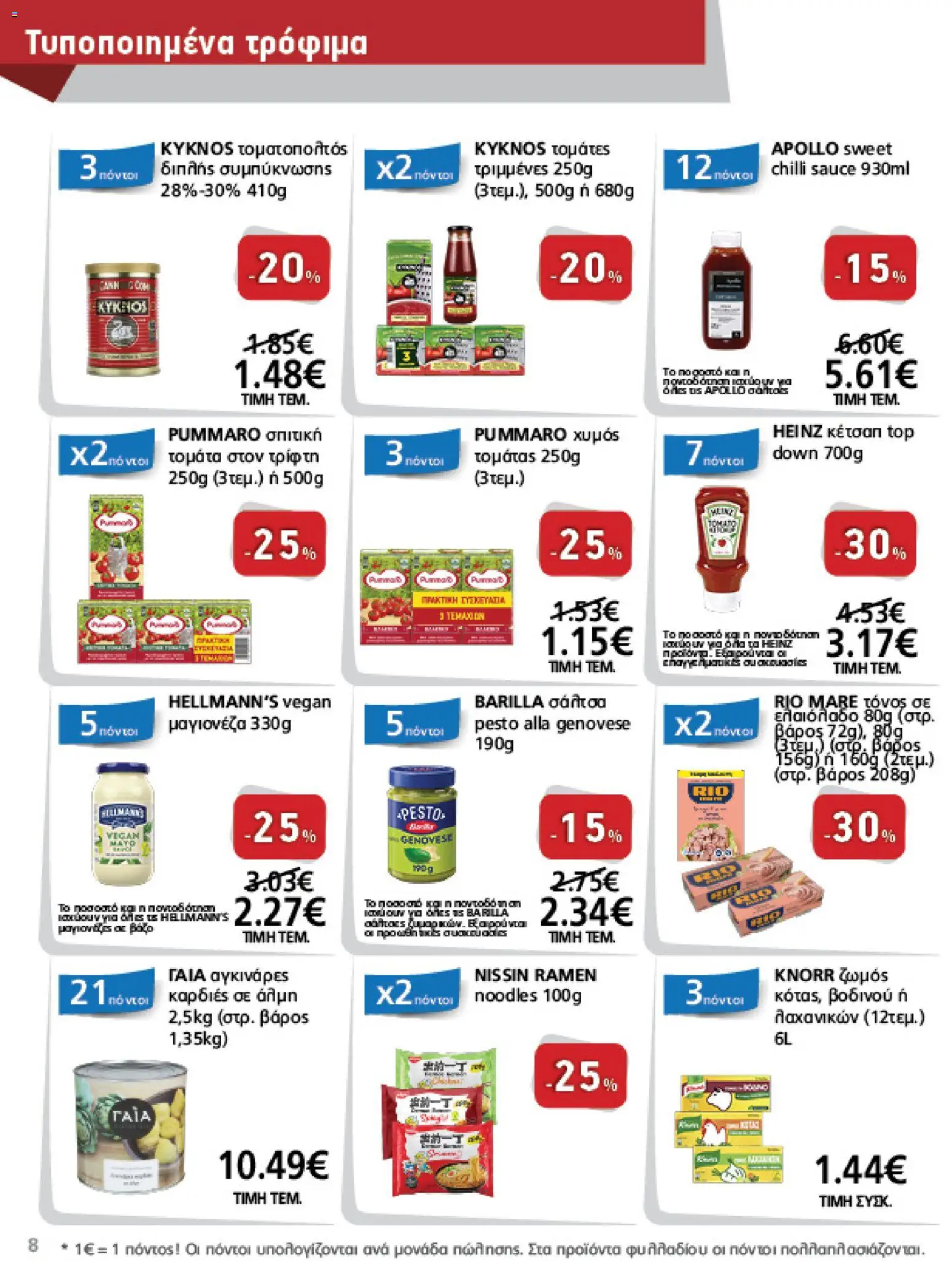  | Σελίδα: 8 | Προϊόντα: Noodles