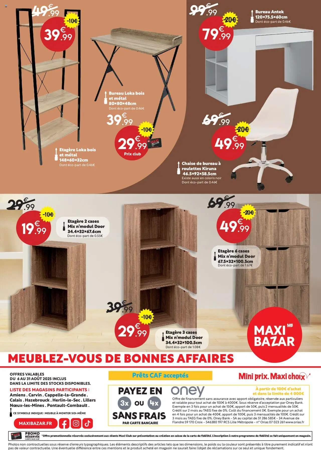  | Page: 12 | Produits: Bureau, Poids, Étagère, Chaise