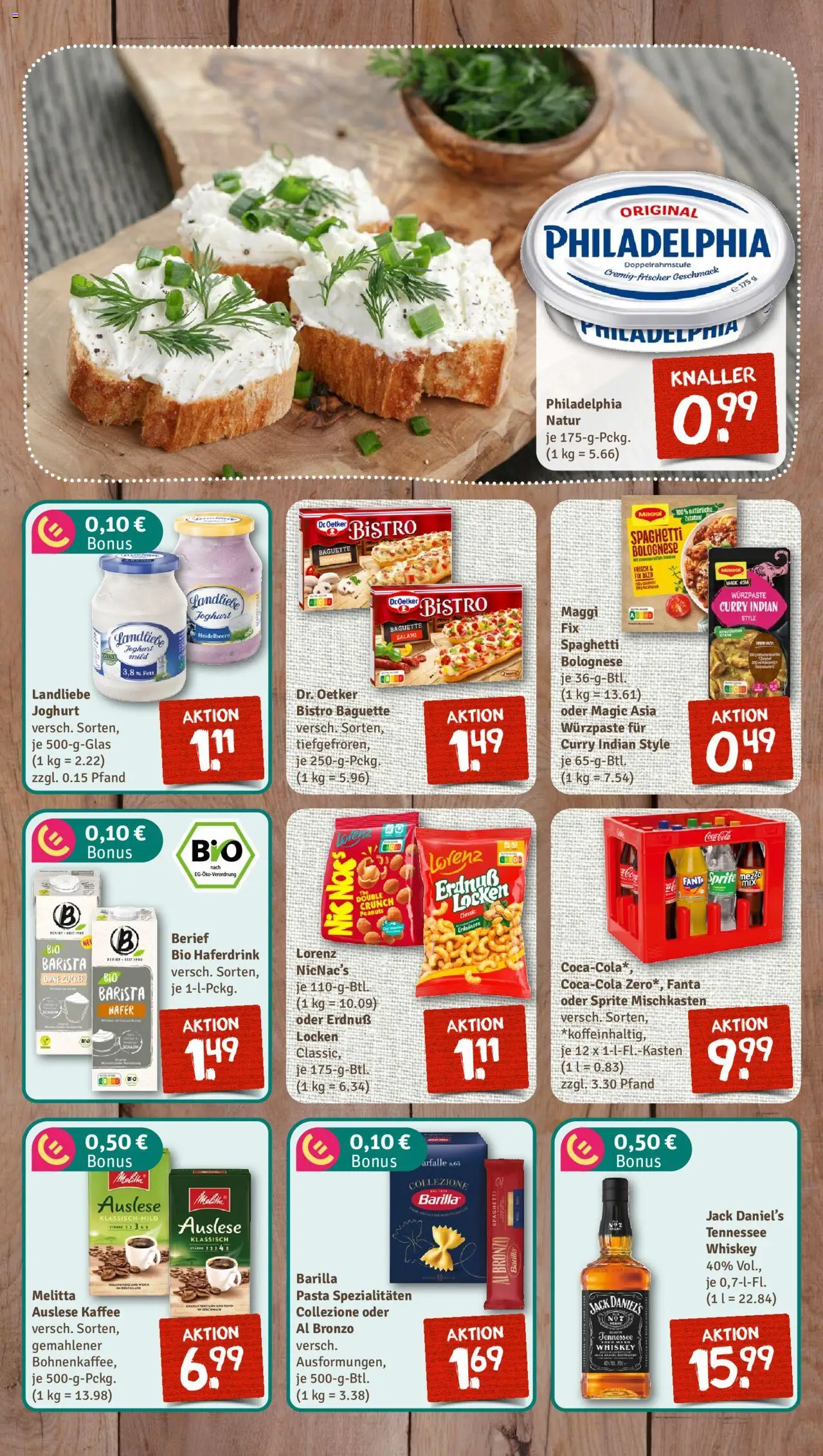 Nahkauf Prospekt - gültig ab dem 03.08.2025 | Seite: 4 | Produkte: Fanta, Sprite, Baguette, Pasta