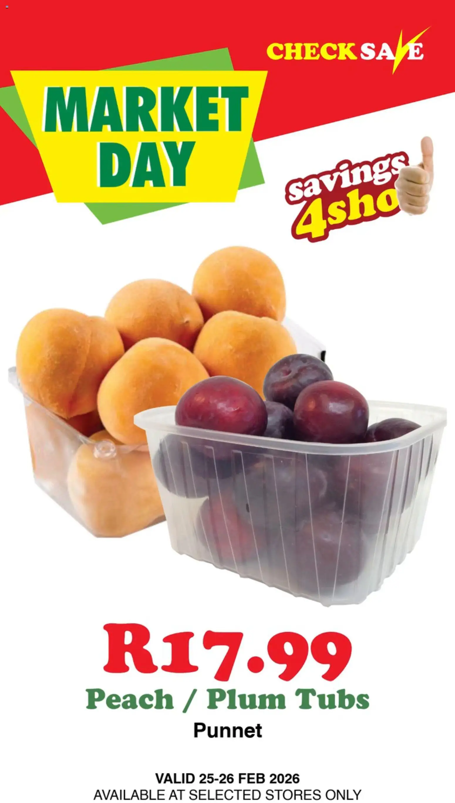 New Check Save catalogue – valid from 25.02.2026 | Page: 5 | Products: Peach
