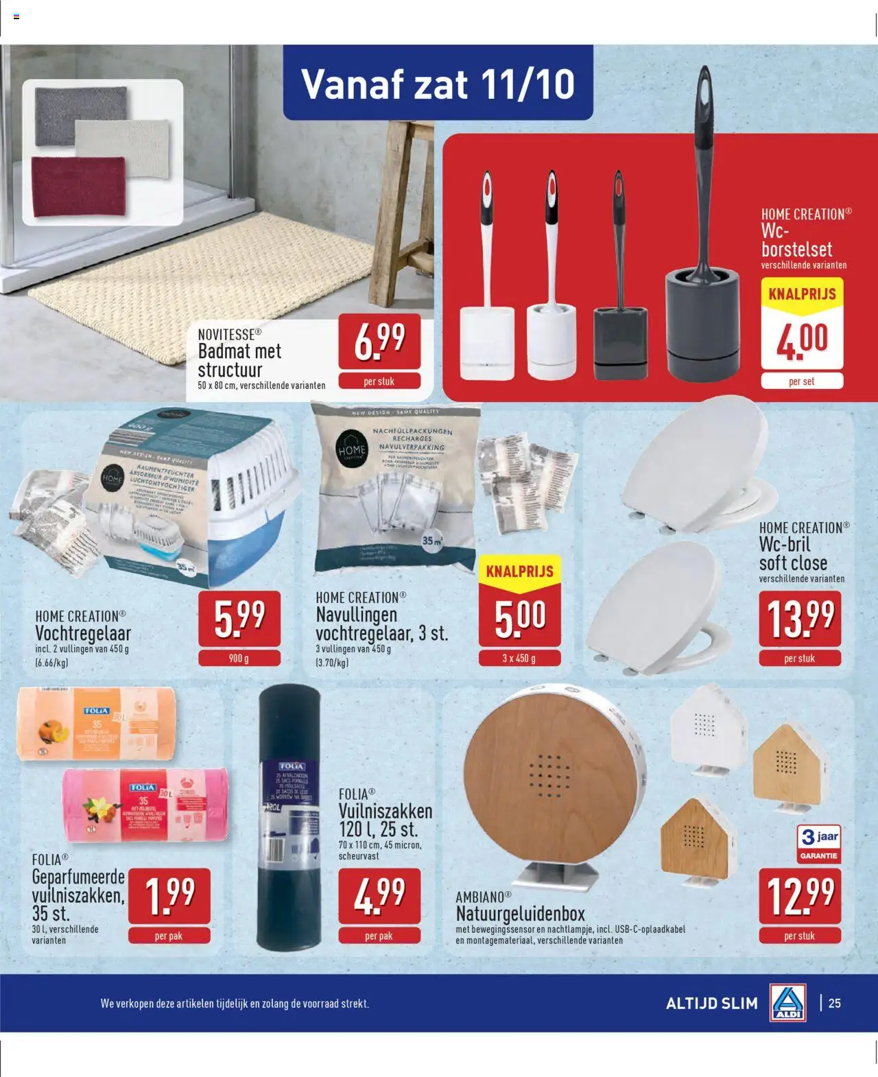 {H1} | Pagina: 25 | Producten: Badmat